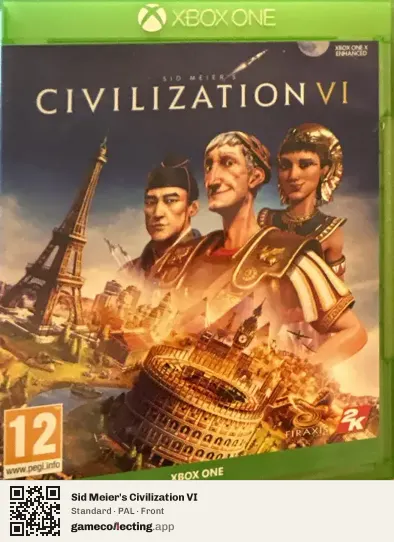 Sid Meier's Civilization VI Xbox One, PAL box front