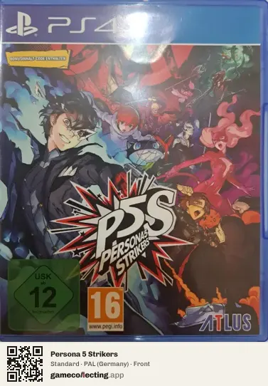 Persona 5 Strikers PlayStation 4, Germany box front