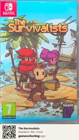 The Survivalists Nintendo Switch, PAL box front