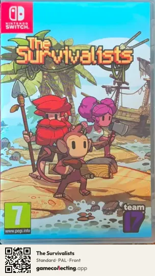 The Survivalists Nintendo Switch, PAL box front