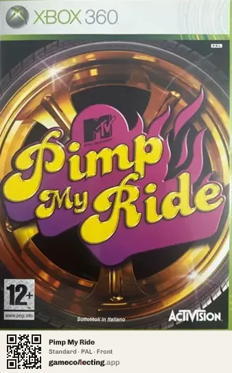 Pimp My Ride Xbox 360, PAL box front