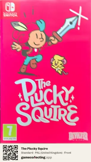 The Plucky Squire Nintendo Switch, United Kingdom box front