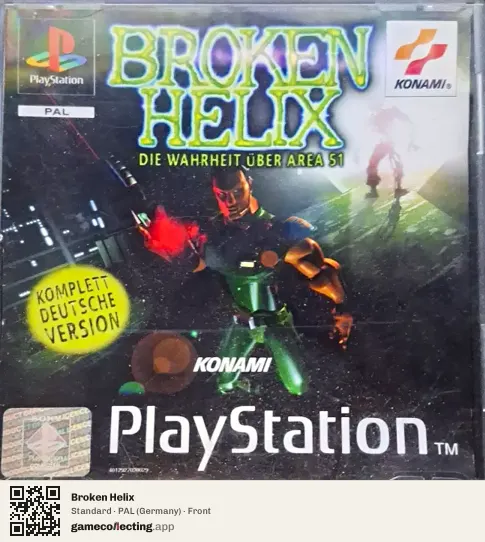 Broken Helix PlayStation, Germany box front