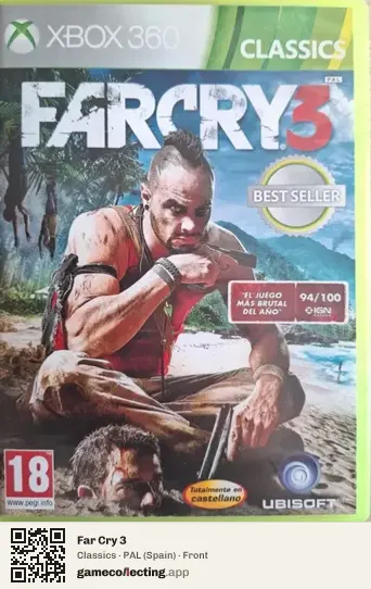 Far Cry 3 Xbox 360, Spain box front