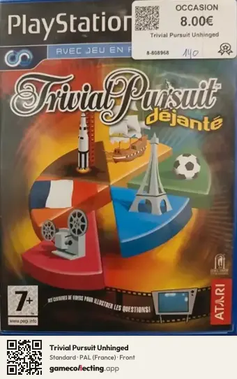 Trivial Pursuit Unhinged PlayStation 2, France box front