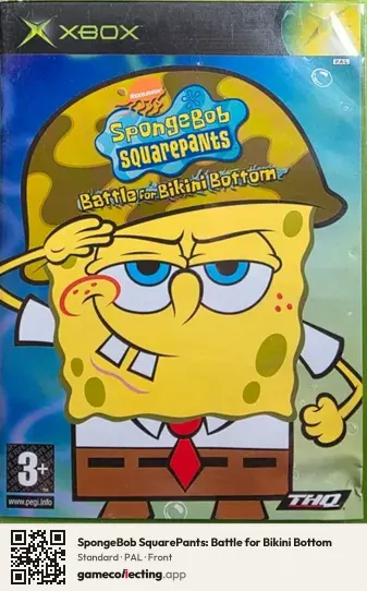 SpongeBob SquarePants: Battle for Bikini Bottom Xbox, PAL box front