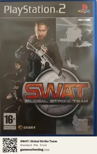 SWAT: Global Strike Team PlayStation 2, PAL box front