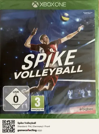 Spike Volleyball Xbox One, Germany box front