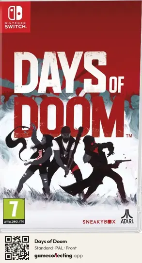Days of Doom Nintendo Switch, PAL box front