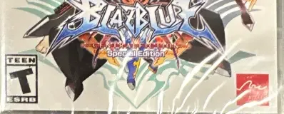 BlazBlue: Central Fiction, the ESRB box on its front