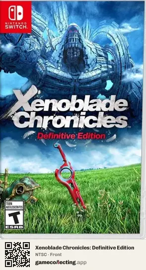 Xenoblade Chronicles: Definitive Edition Nintendo Switch, NTSC box front