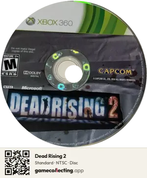 Dead Rising 2 Xbox 360, NTSC disc