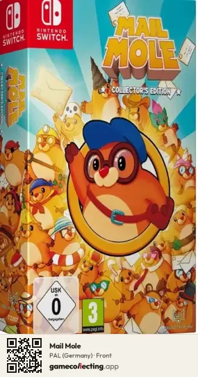 Mail Mole Nintendo Switch, Germany box front