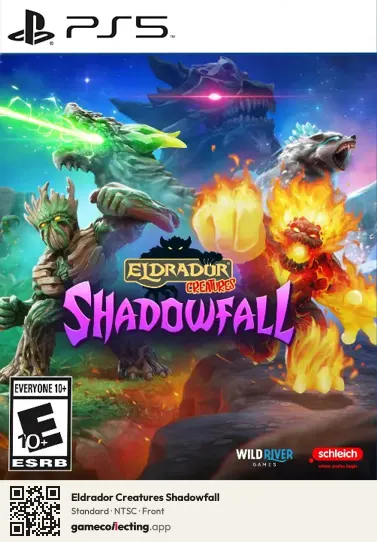 Eldrador Creatures Shadowfall PlayStation 5, NTSC box front