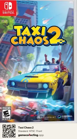 Taxi Chaos 2 Nintendo Switch, NTSC box front