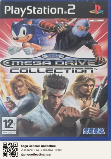 Sega Genesis Collection PlayStation 2, Germany box front