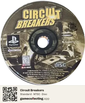 Circuit Breakers PlayStation, NTSC disc