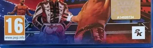 WWE 2K24, the PEGI square on its front
