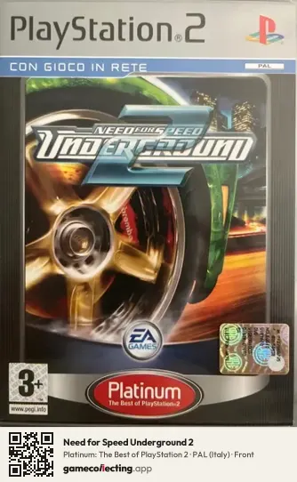 Need for Speed Underground 2 PlayStation 2, Italy box front