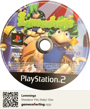 Lemmings PlayStation 2, PAL disc