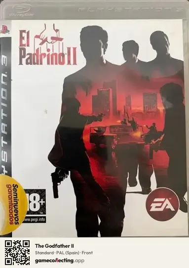 The Godfather II PlayStation 3, Spain box front