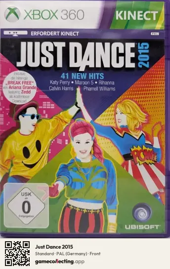 Just Dance 2015 Xbox 360, Germany box front