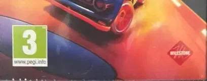 Hot Wheels Unleashed 2: Turbocharged, the PEGI square on its front