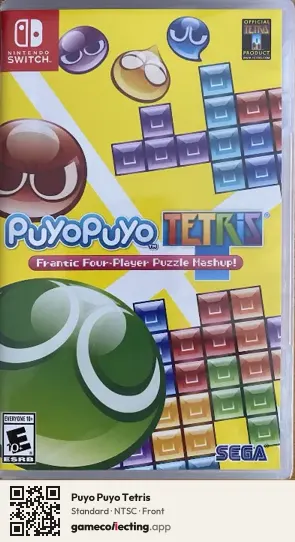 Puyo Puyo Tetris Nintendo Switch, NTSC box front