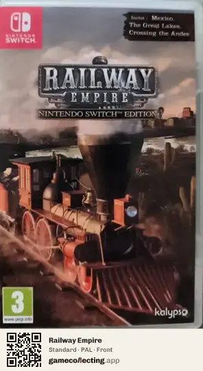 Railway Empire Nintendo Switch, PAL box front