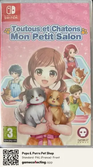 Pups & Purrs Pet Shop Nintendo Switch, France box front