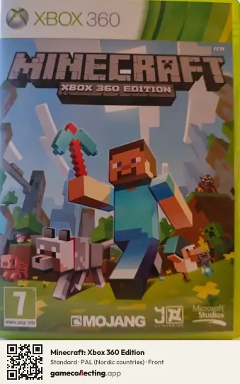 Minecraft: Xbox 360 Edition Xbox 360, Nordic countries box front