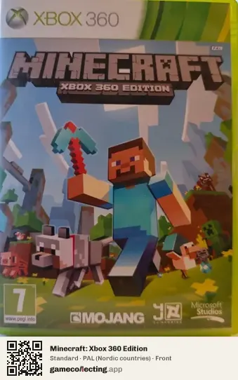 Minecraft: Xbox 360 Edition Xbox 360, Nordic countries box front