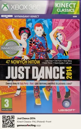 Just Dance 2014 Xbox 360, Poland box front