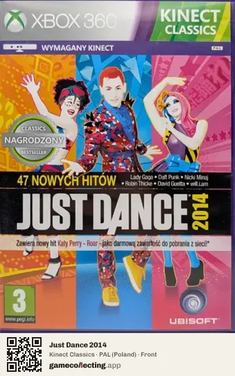 Just Dance 2014 Xbox 360, Poland box front