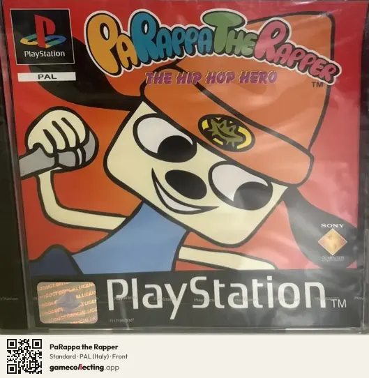 PaRappa the Rapper PlayStation, Italy box front