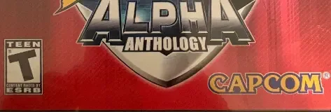 Street Fighter Alpha Anthology, the ESRB box on its front