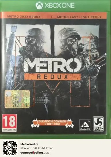 Metro Redux Xbox One, Italy box front