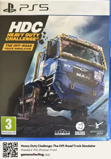 Heavy Duty Challenge: The Off-Road Truck Simulator PlayStation 5, France box front