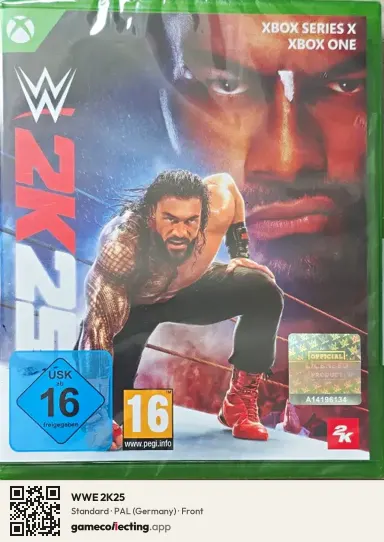WWE 2K25 Xbox Series X, Germany box front