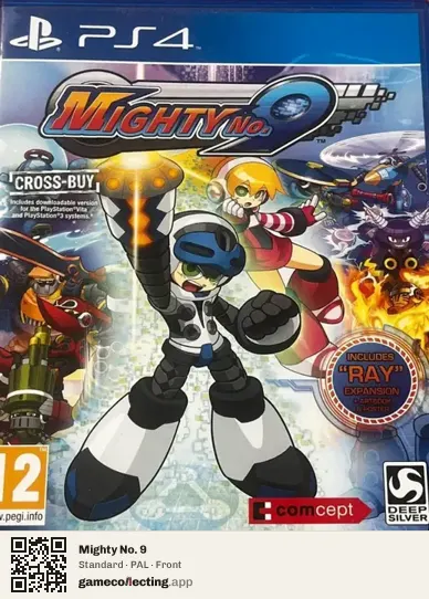 Mighty No. 9 PlayStation 4, PAL box front