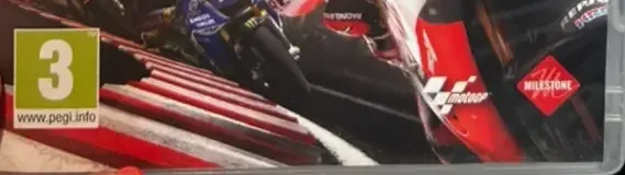 MotoGP 14, the USK square on its front