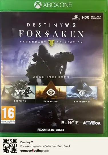 Destiny 2 Xbox One, PAL box front