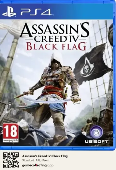 Assassin's Creed IV: Black Flag PlayStation 4, PAL box front