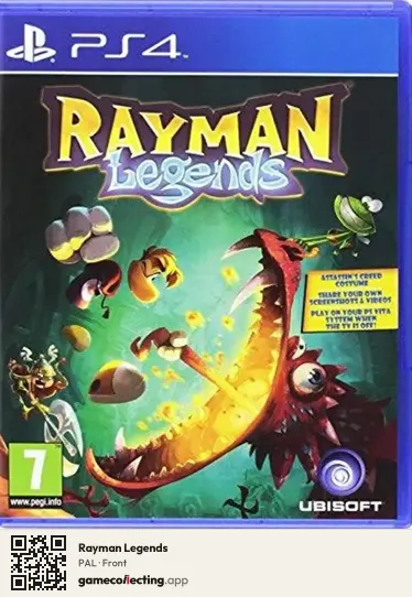 Rayman Legends PlayStation 4, PAL box front