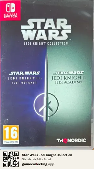 Star Wars Jedi Knight Collection Nintendo Switch, PAL box front