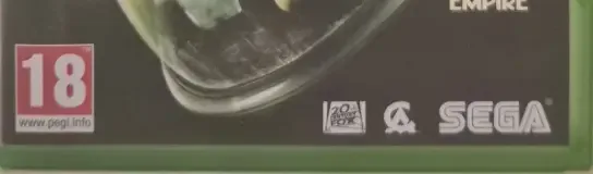 Alien: Isolation, the PEGI square on its front