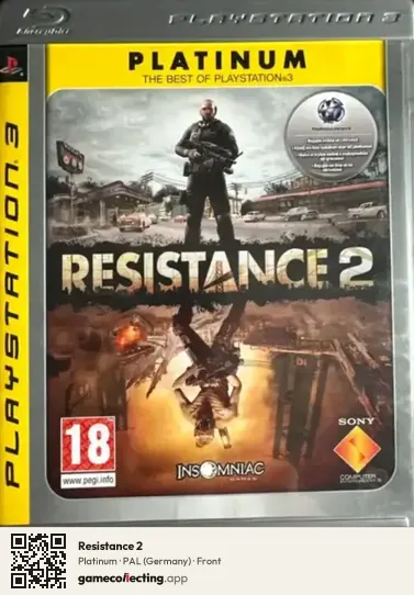 Resistance 2 PlayStation 3, Germany box front