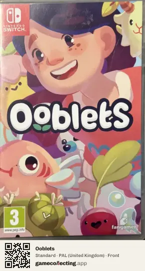 Ooblets Nintendo Switch, United Kingdom box front