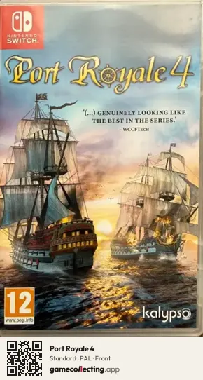 Port Royale 4 Nintendo Switch, PAL box front