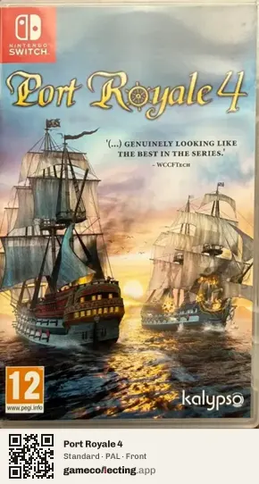 Port Royale 4 Nintendo Switch, PAL box front